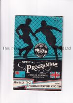 F.A. XI TOUR OF THE WEST INDIES 1955 Joint issue programme for the 3 away matches v Jamaica 18, 21 &