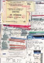MANCHESTER UNITED Sixty five home tickets including 10 X European Cup Winners Cup ties 3 X 5/10/1977