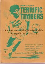 PORTLAND TIMBERS Seven publications including 5 Media Guides / Handbooks for 1977 - 1981, Portland's