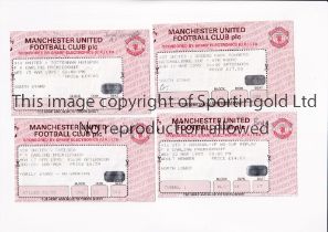 MANCHESTER UNITED Four home tickets including FA Challenge Cup tie v Queen's Park Rangers 12/3/