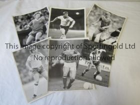 PRESS PHOTOS / SAMMY LEE Eight 10" X 8" B/W photos with stamps on the reverse from the 1980's in