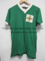 NORTHERN IRELAND / JIMMY HILL MATCH WORN SHIRT Originally the possession of the former Carrick