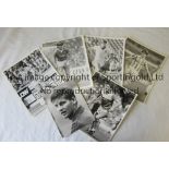 PRESS PHOTOS / PAUL BRACEWELL Six B/W photos with stamps on the reverse, the largest is 10" X 8"