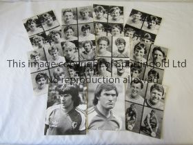 PRESS PHOTOS / SWANSEA CITY 1983/4 Fourteen 8" X 6" B/W photos with stamps on the reverse, 9 with
