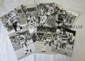 PRESS PHOTOS / GARY BANNISTER Thirteen B/W photos with stamps on the reverse, the largest is 10" X