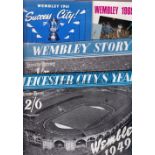 LEICESTER CITY Four Souvenir programmes; The road to Wembley 1949, Wembley Story the FA Final