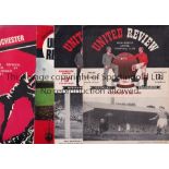 MANCHESTER UNITED Three home programmes for the League matches v Newcastle United 2/12/1950,