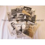PRESS PHOTOS / RON SPRINGETT Eleven B/W 8" X 6" photos with stamps on the reverse from the late