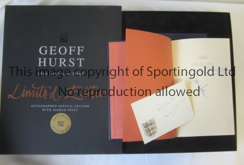 GEOFF HURST / 1966 AND ALL THAT Limited edition, no. 278 / 1100 boxed book with slipcase, signed - Image 3 of 4