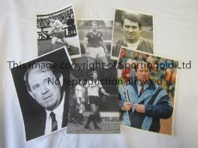PRESS PHOTOS / HOWARD KENDALL Six photos, 5 X B/W and 1 X colour with stamps on the reverse,