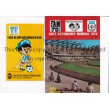 1978 WORLD CUP ARGENTINA Two scarce items:- fold out fixture list with the mascot on the cover