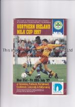 MANCHESTER UNITED Programme for the International Youth Tournament 21st - 25th July 1997, creases to