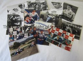 PRESS PHOTOS / DAMON HILL / MOTOR RACING Twenty four colour photos and nine B/W photos with press