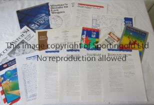 FIFA WORLD CUP 1994 A welcome pack for the USA FIFA World Cup draw including ticket for the draw