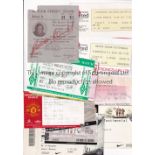 MANCHESTER UNITED Nineteen tickets for Testimonial matches from 1973 to 2013 involving among