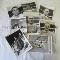 PRESS PHOTOS / RAY WILSON Eight 8" X 6" B/W photos with stamps on the reverse from the 1960's