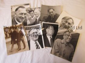 PRESS PHOTOS / JOE MERCER Eleven photos with stamps on the reverse from the 1960's and 1970's,