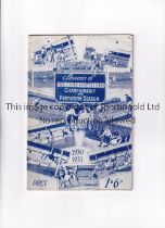 PRESTON NORTH END Souvenir programme for Preston North End Championship and Promotion season 1950-