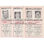 SWANSEA TOWN Four home programmes, including two for the League matches v Notts County 5/2/1955,