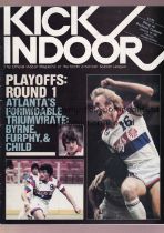 PORTLAND TIMBERS Ten away programmes v Chicago Sting 1981 Play-Off (Indoor), New York Cosmos 1981