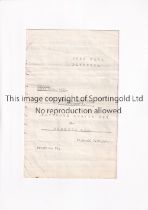 CHELSEA Programme for the away Football Combination match v Plymouth Argyle 19/4/1966, horizontal