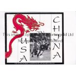FIRST WOMEN'S FIFA WORLD CUP 1991 IN CHINA Tournament 16/11/1991 - 30/11/1991 including 12 teams