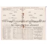 ARSENAL V CHELSEA 1935 Programme for the League match at Arsenal 6/4/1935, slightly creased and