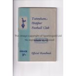 TOTTENHAM HOTSPUR Official Handbook for the season 1951/1952. Including reports on the 1950/1