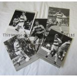 PRESS PHOTOS / QUEEN'S PARK RANGERS Five B/W photos with stamps on the reverse from the 1980's, 4