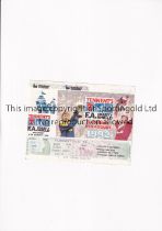 1992 CHARITY SHIELD Unused ticket for the match Leeds United v Liverpool at Wembley Stadium 8/8/