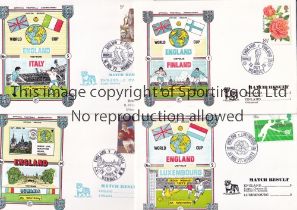 FOOTBALL FIRST DAY COVERS ENGLAND Twenty three home first day covers including 5 X World Cup 13/10/