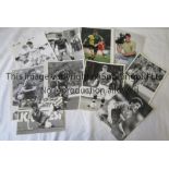 PRESS PHOTOS / STEVE BRUCE Ten photos with stamps on the reverse, the largest is 10" X 8", 8 B/W and