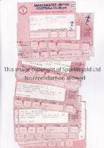 MANCHESTER UNITED Twenty home tickets including 15 X FA Premier League matches for the season 1992/