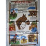 HORSE RACING / RED RUM Irish Linen tea towel by Causeway of King Of Aintree by Quorum out of