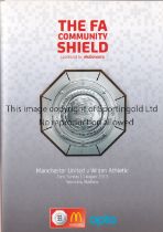 2013 COMMUNITY SHIELD / MANCHESTER UNITED Press pack in folder v Wigan Athletic 11/8/2013 FA