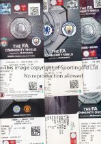 FA COMMUNITY SHIELD TICKETS Twelve tickets for the FA Charity Shield matches at Wembley stadium 10/