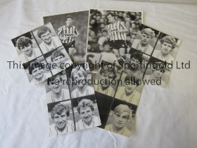 PRESS PHOTOS / SUNDERLAND 1982/3 Six B/W photos with stamps on the reverse, four 8" X 6" with 4