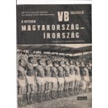 HUNGARY V REPUBLIC OF IRELAND Programme for the away International v Hungary 5/11/1969 in the Nep