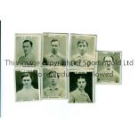 PINNACE CIGARETTE CARDS Seven Pinnace cigarette photo's of Portsmouth players from the early 1920's,
