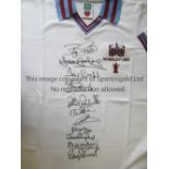 WEST HAM UNITED AUTOGRAPHS 1980 Autographed replica shirt from the 1980 FA Cup Final v Arsenal,