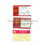 MANCHESTER UNITED Tickets for testimonials 90/1 Celtic, 97/8 Cantona XI and 01/2 Celtic. Generally
