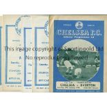 CHESLEA Thirteen home programmes for the League matches for the season 1948/49, including Manchester