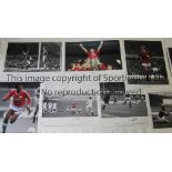 MANCHESTER UNITED AUTOGRAPHS 1950'S - 1990'S Ten autographed 16 x 12 Limited Editions, all of former