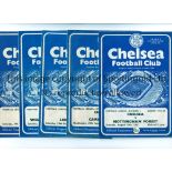 CHELSEA Approx one hundred and thirty home programmes from the League matches from the 1960's,