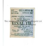 1955 FA CUP FINAL Ticket for Newcastle United v Manchester City. Generally good