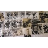 NEW ZEALAND RUGBY ALL BLACKS PRESS PHOTOS Twenty nine B/W Press photos with stamps on the reverse