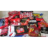 ARSENAL SCARVES & T-SHIRTS FOR COLLECTION ONLY - THIS LOT WILL NOT BE MAILED Over 80 scarves and