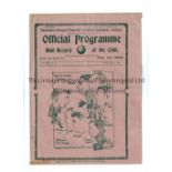 TOTTENHAM HOTSPUR Programme for the home FA Cup 5th round replay tie v Chesterfield 16/2/1938,