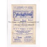 GILLINGHAM V CARDIFF CITY 1936 Programme for the League match at Gillingham 19/12/1936, very