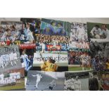LEEDS UNITED Twenty 12 x 8 photos of former players, all signed in permanent marker including
